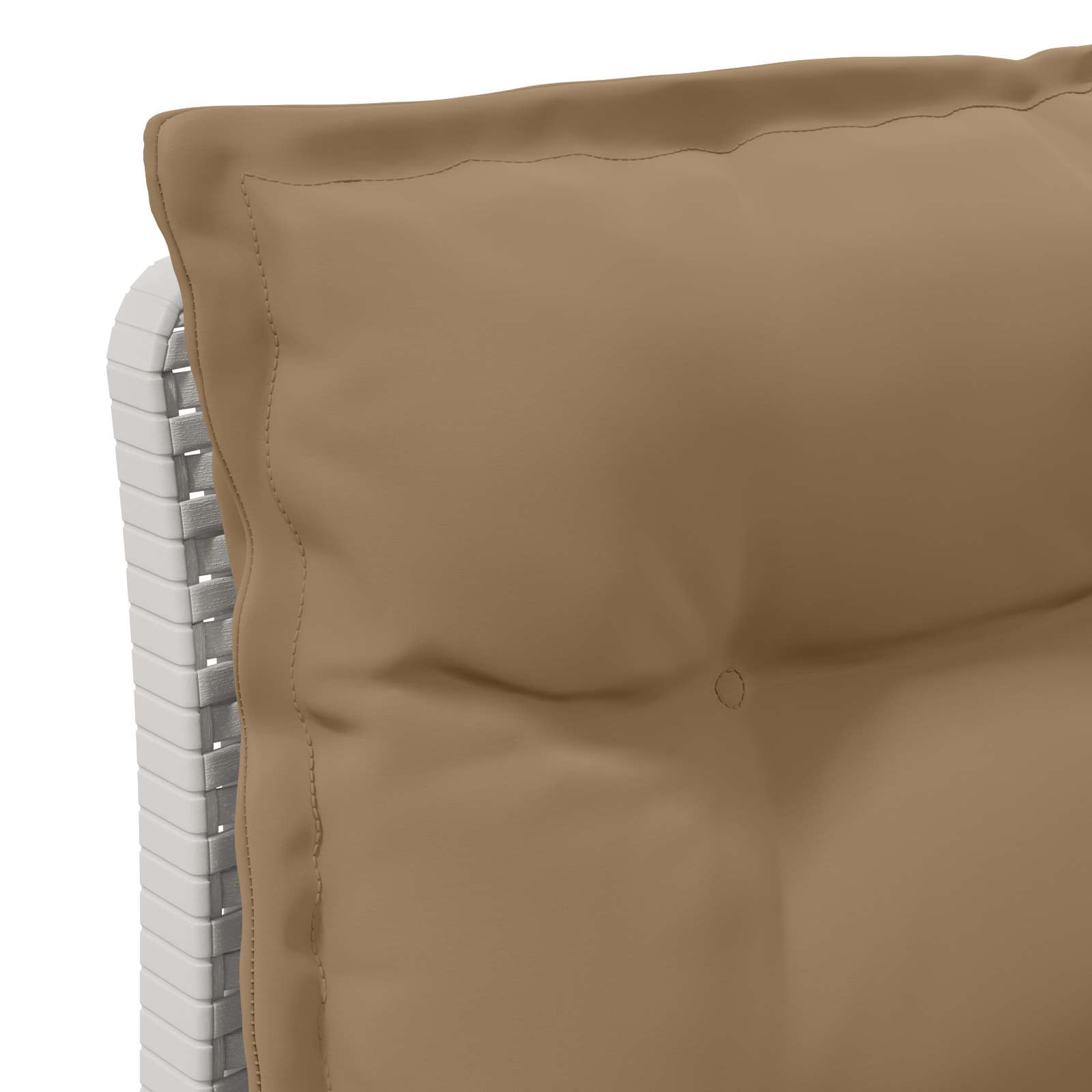 vidaXL Sofa ogrodowa 3-osobowa z poduszkami w rattanowym wyglądzie PP