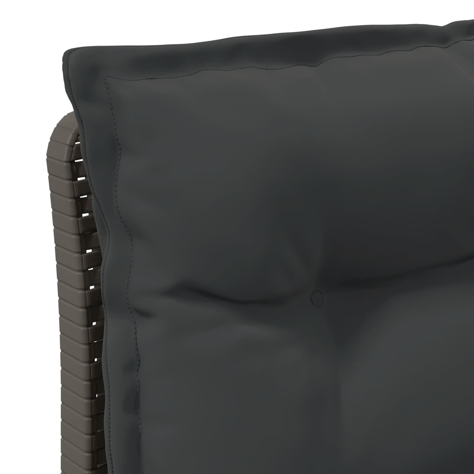 vidaXL Sofa ogrodowa 3-osobowa z poduszkami w rattanowym wyglądzie PP