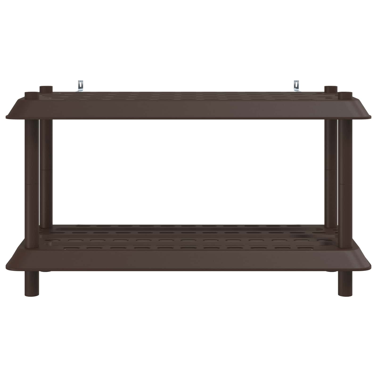 vidaXL Jednostka regałowa 2 poziomów 100 x 40 x 55,5 cm PP brązowy