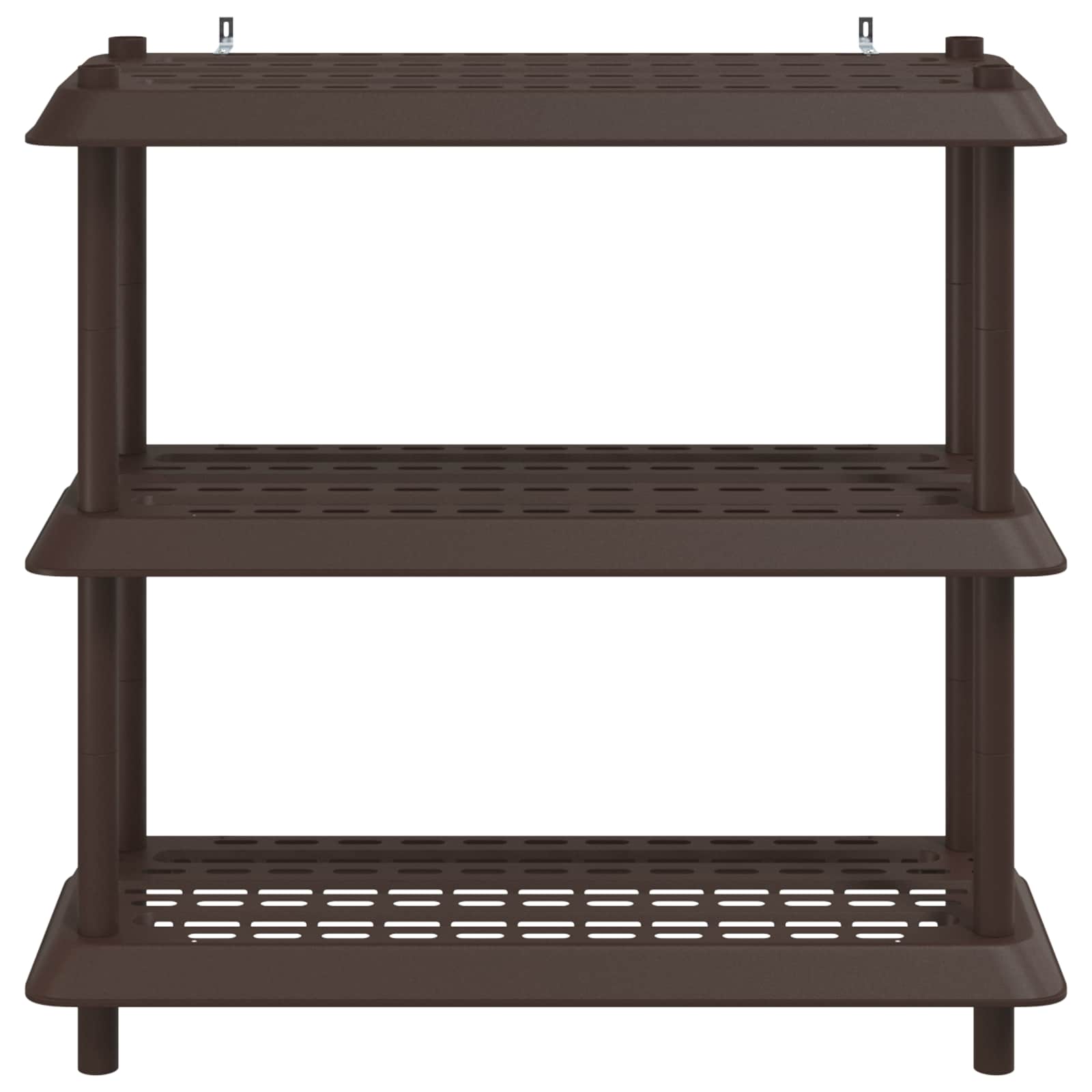 vidaXL Jednostka regałowa 3 poziomów 100 x 40 x 96 cm PP brązowy