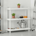vidaXL Jednostka regałowa 3 poziomów 100 x 40 x 96 cm PP Biały