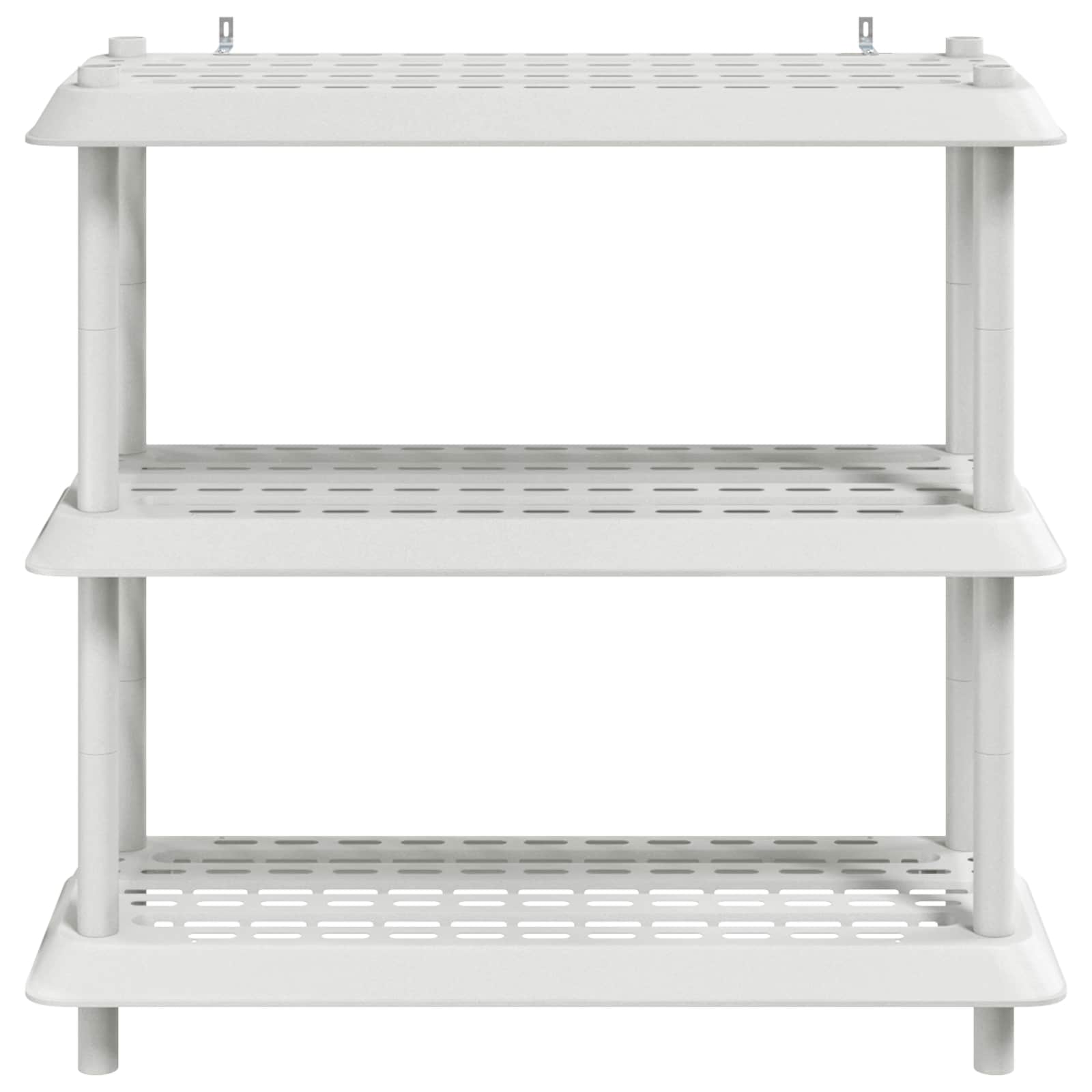 vidaXL Jednostka regałowa 3 poziomów 100 x 40 x 96 cm PP Biały