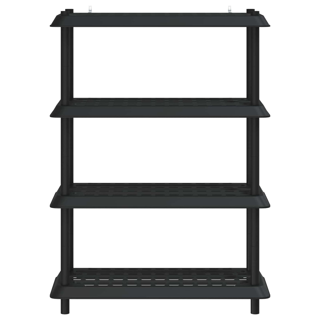 vidaXL Jednostka regałowa 4 poziomów 100 x 40 x 136,5 cm PP