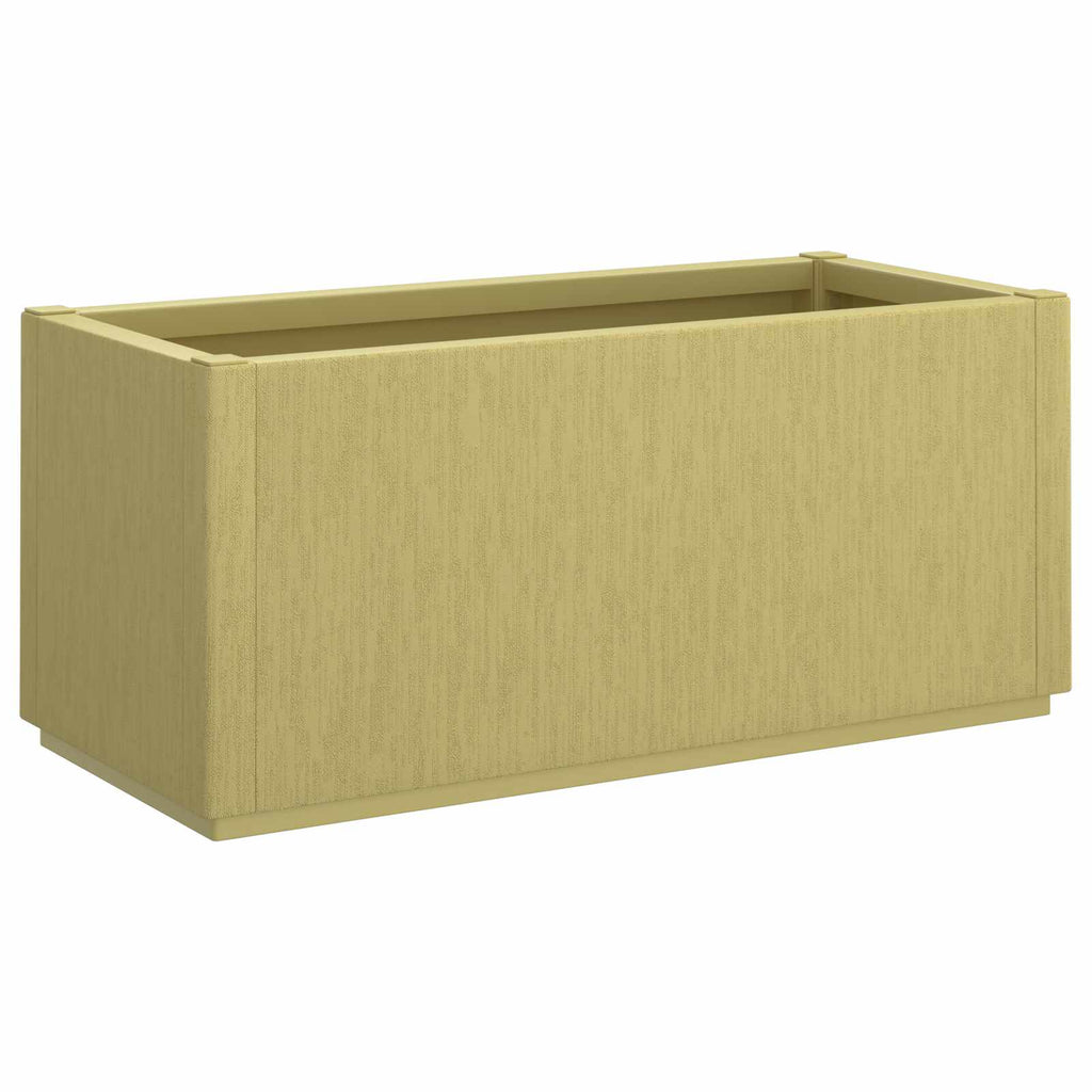 vidaXL Skrzynka na kwiaty do ogrodu Zielony 80 x 36 x 35 cm PP