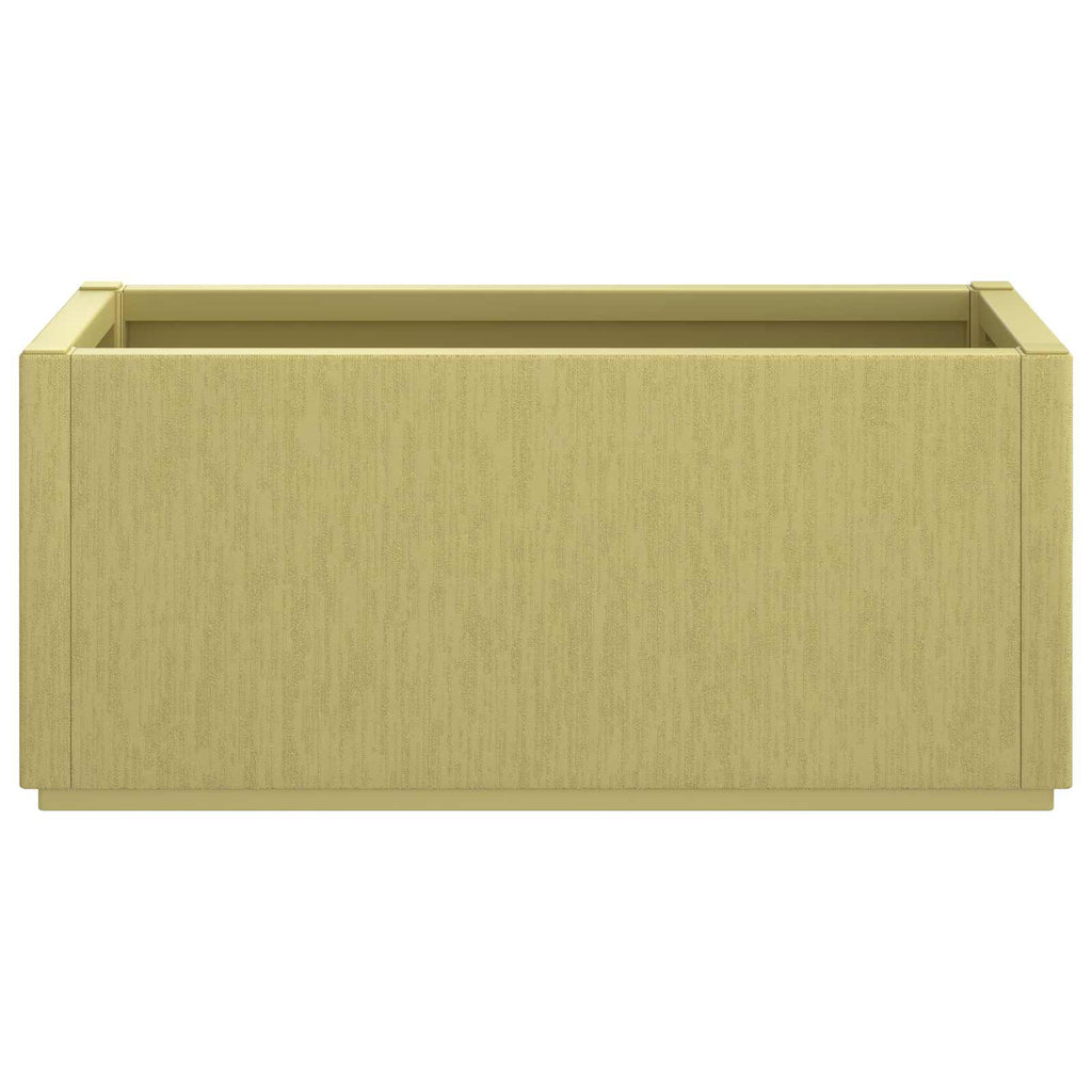 vidaXL Skrzynka na kwiaty do ogrodu Zielony 80 x 36 x 35 cm PP