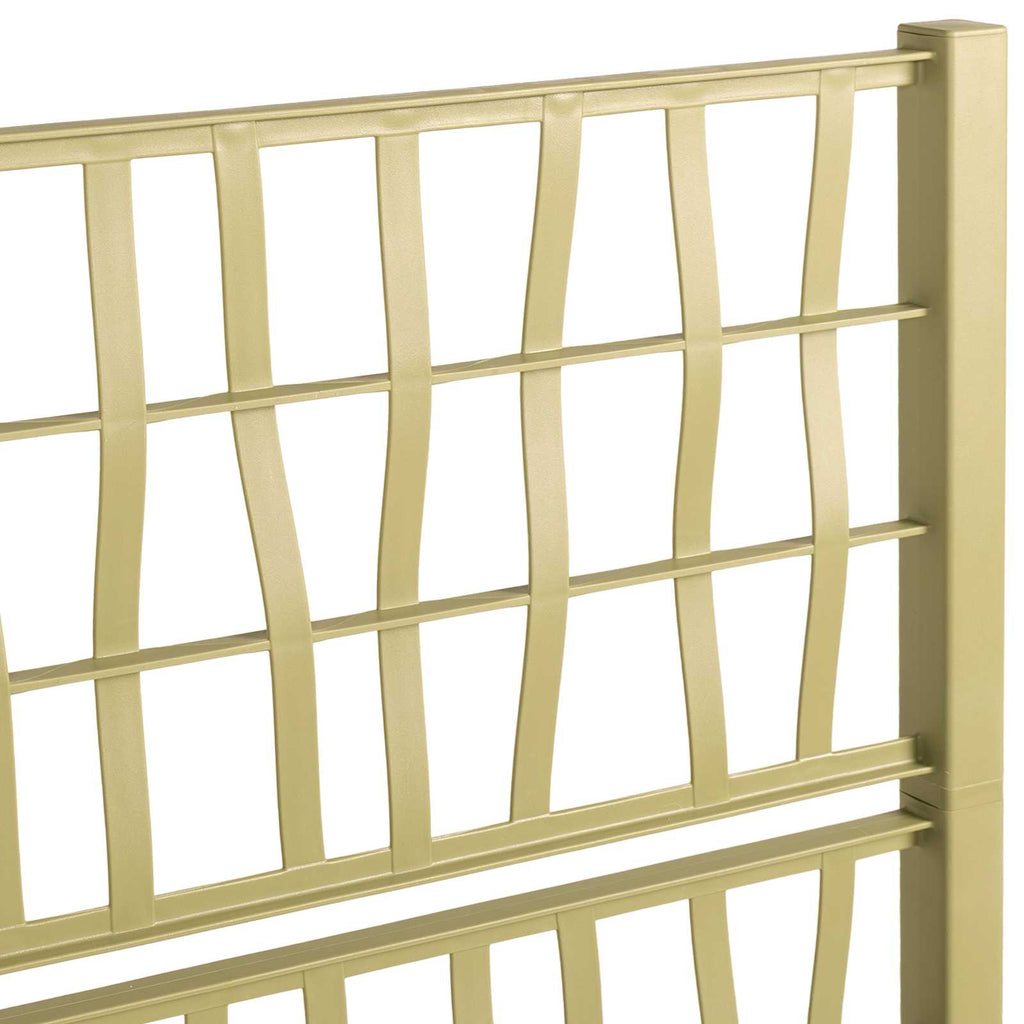 vidaXL Donica ogrodowa z trellem zielony 80 x 36 x 140 cm PP