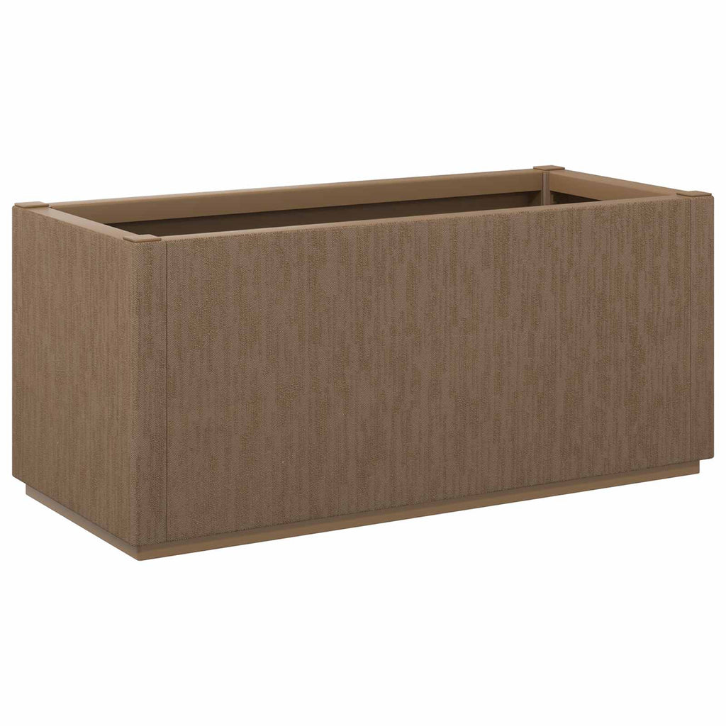 vidaXL Skrzynka na kwiaty do ogrodu Brązowy 80 x 36 x 35 cm PP