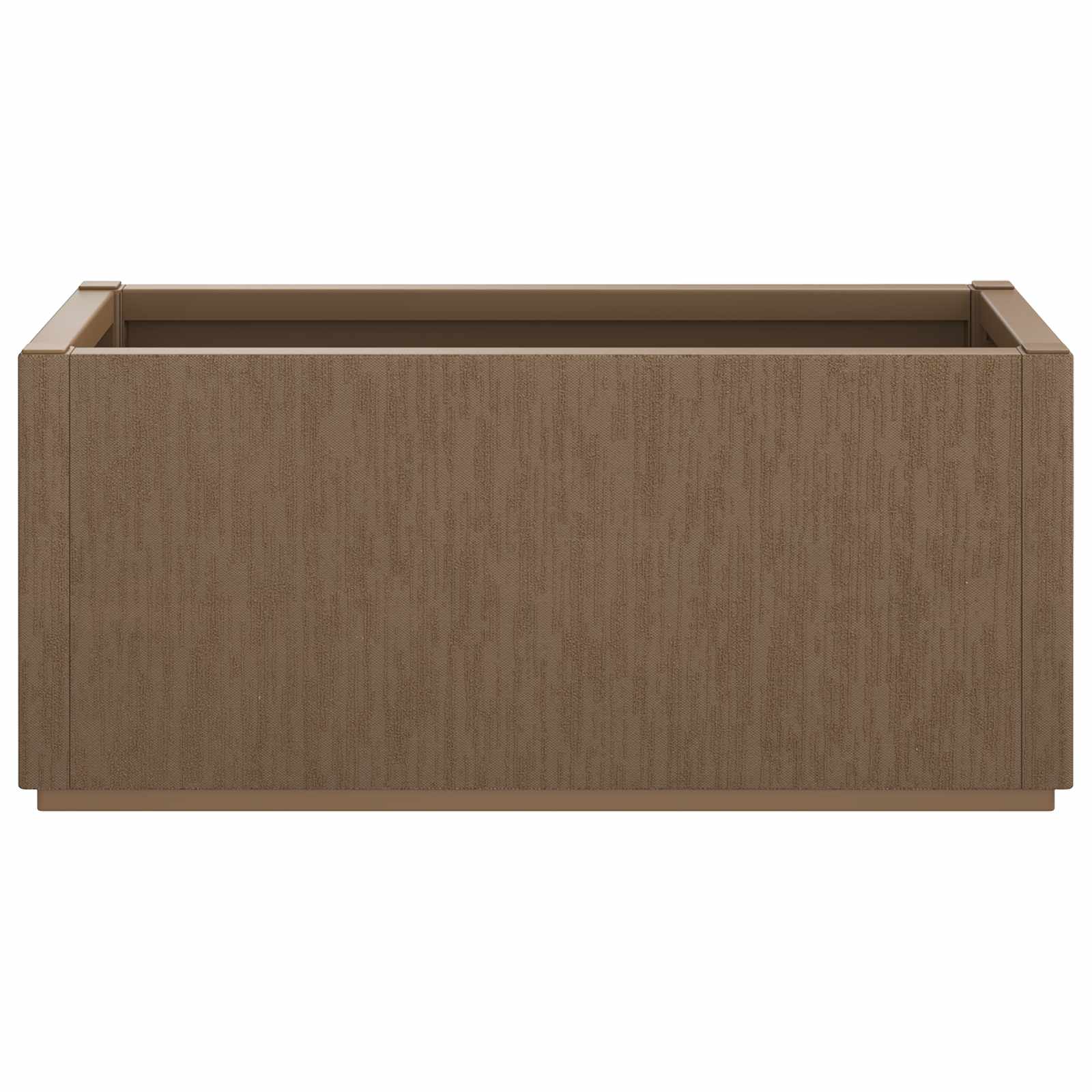 vidaXL Skrzynka na kwiaty do ogrodu Brązowy 80 x 36 x 35 cm PP
