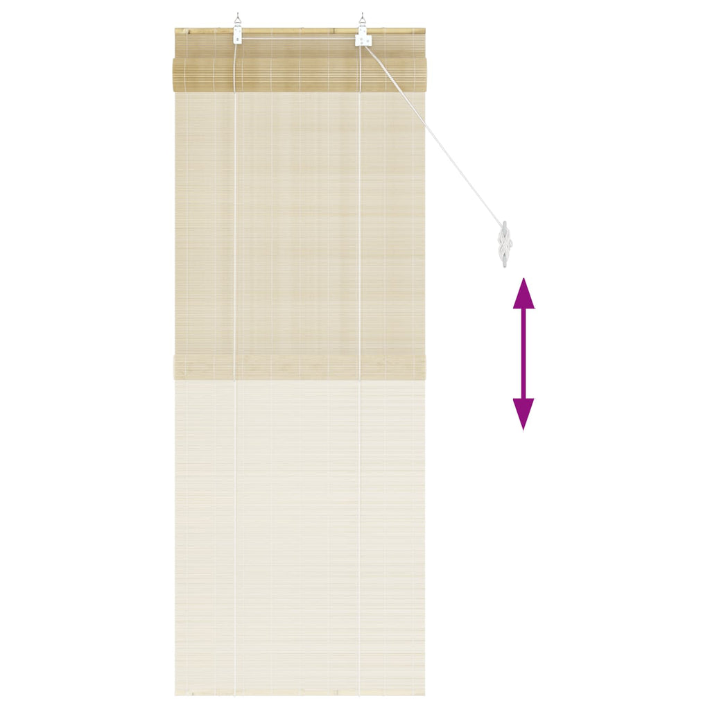 vidaXL Roleta naturalny 40 x 160 cm Bambus