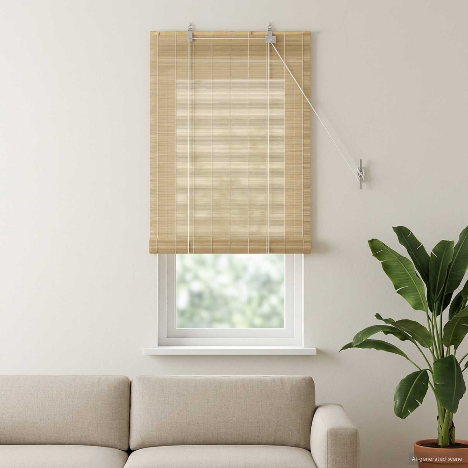 vidaXL Roleta naturalny 50 x 160 cm Bambus