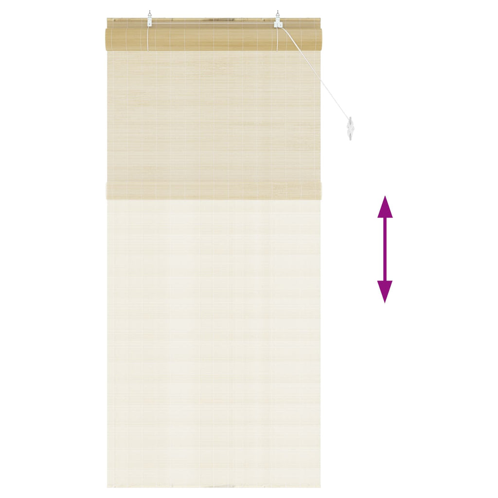 vidaXL Roleta naturalny 110 x 220 cm Bambus
