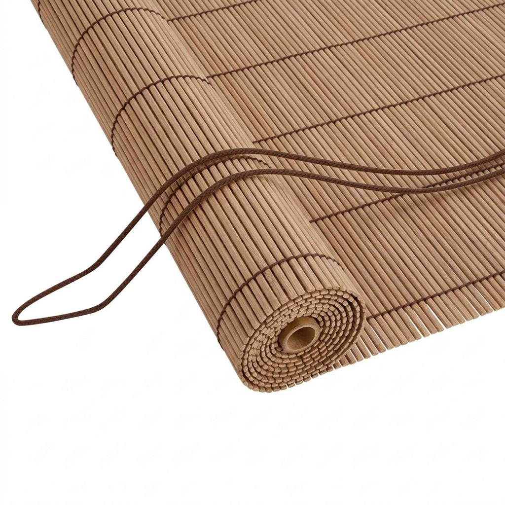 vidaXL Roleta brązowy 110 x 160 cm Bambus