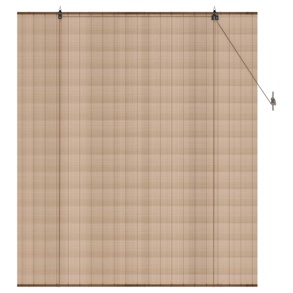 vidaXL Roleta brązowy 130 x 160 cm Bambus