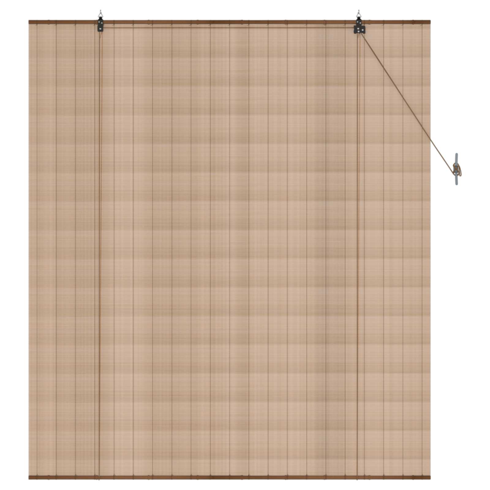vidaXL Roleta brązowy 160 x 160 cm Bambus