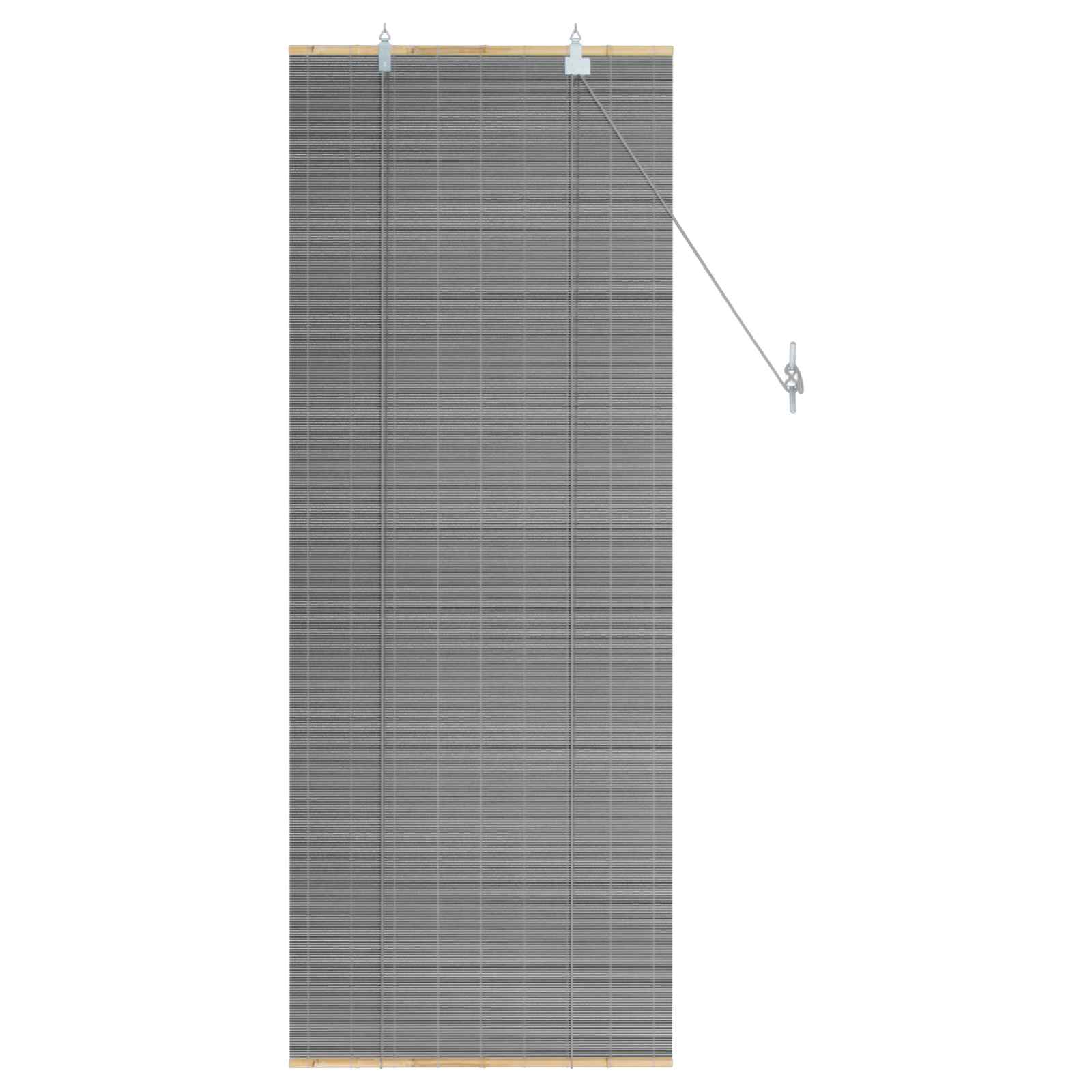 vidaXL Roleta Szary 60 x 160 cm Bambus