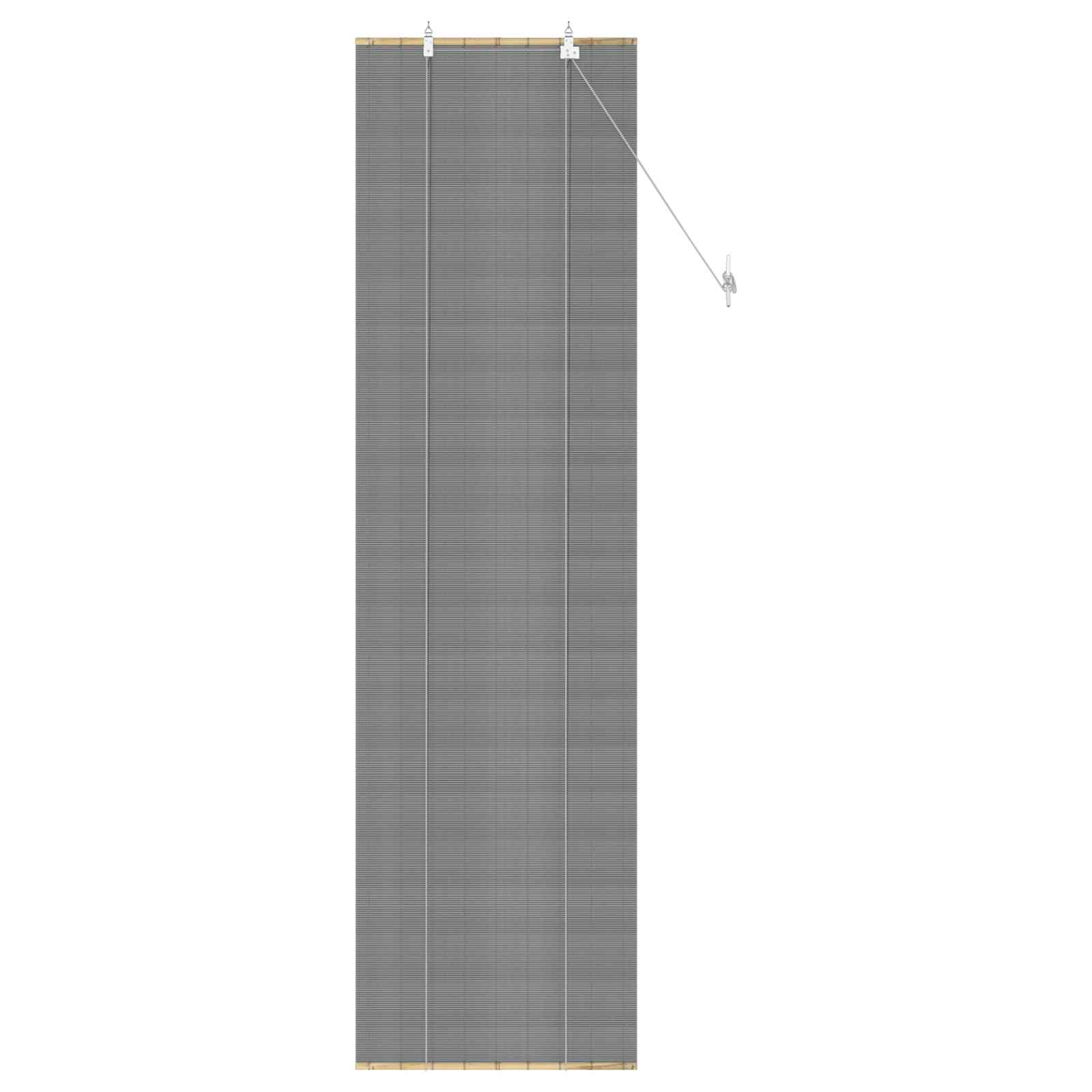 vidaXL Roleta Szary 70 x 220 cm Bambus