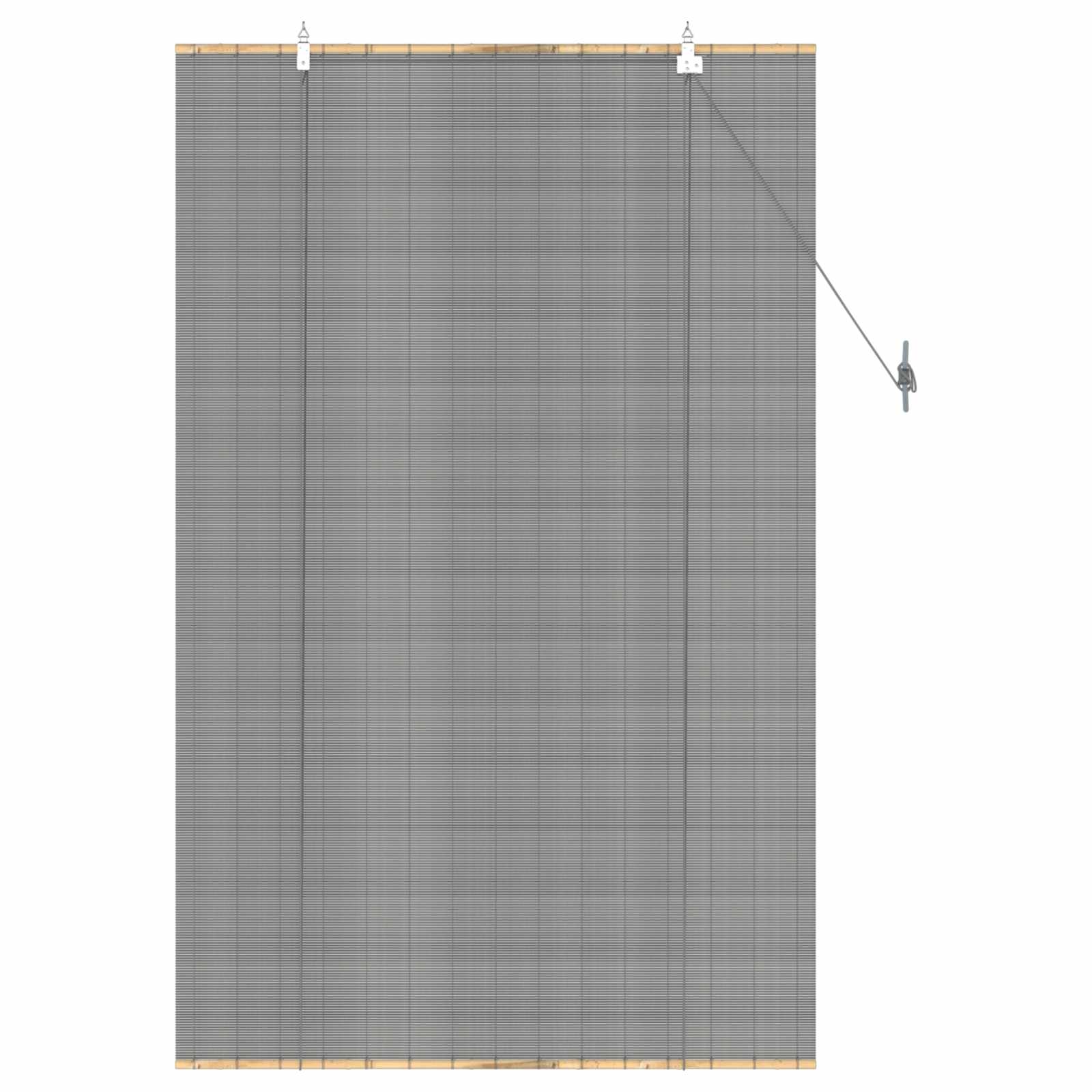 vidaXL Roleta Szary 80 x 160 cm Bambus