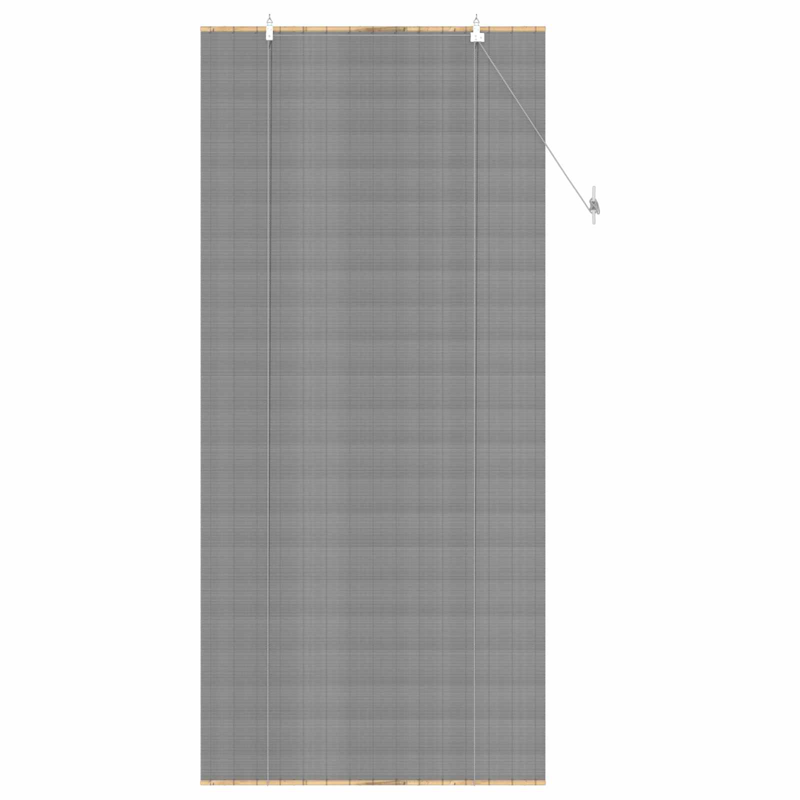vidaXL Roleta Szary 90 x 220 cm Bambus