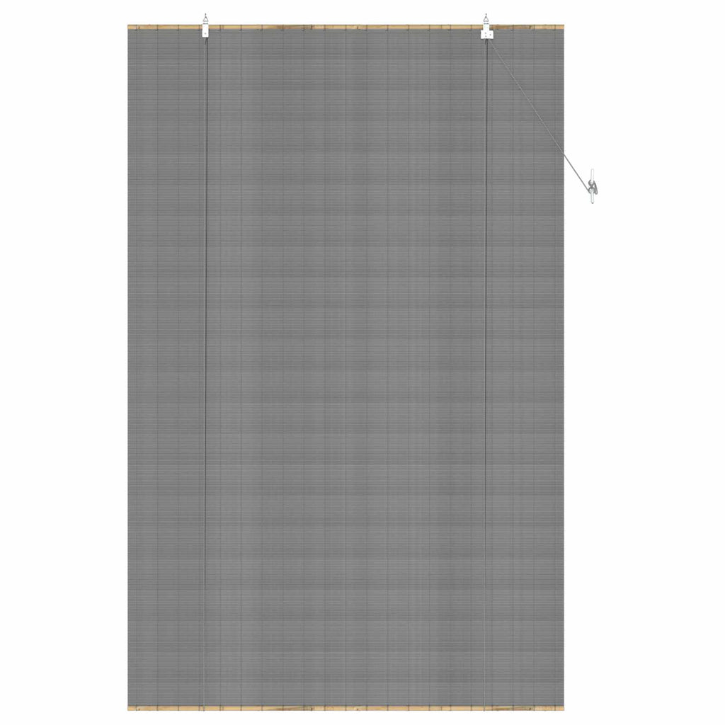 vidaXL Roleta Szary 130 x 220 cm Bambus