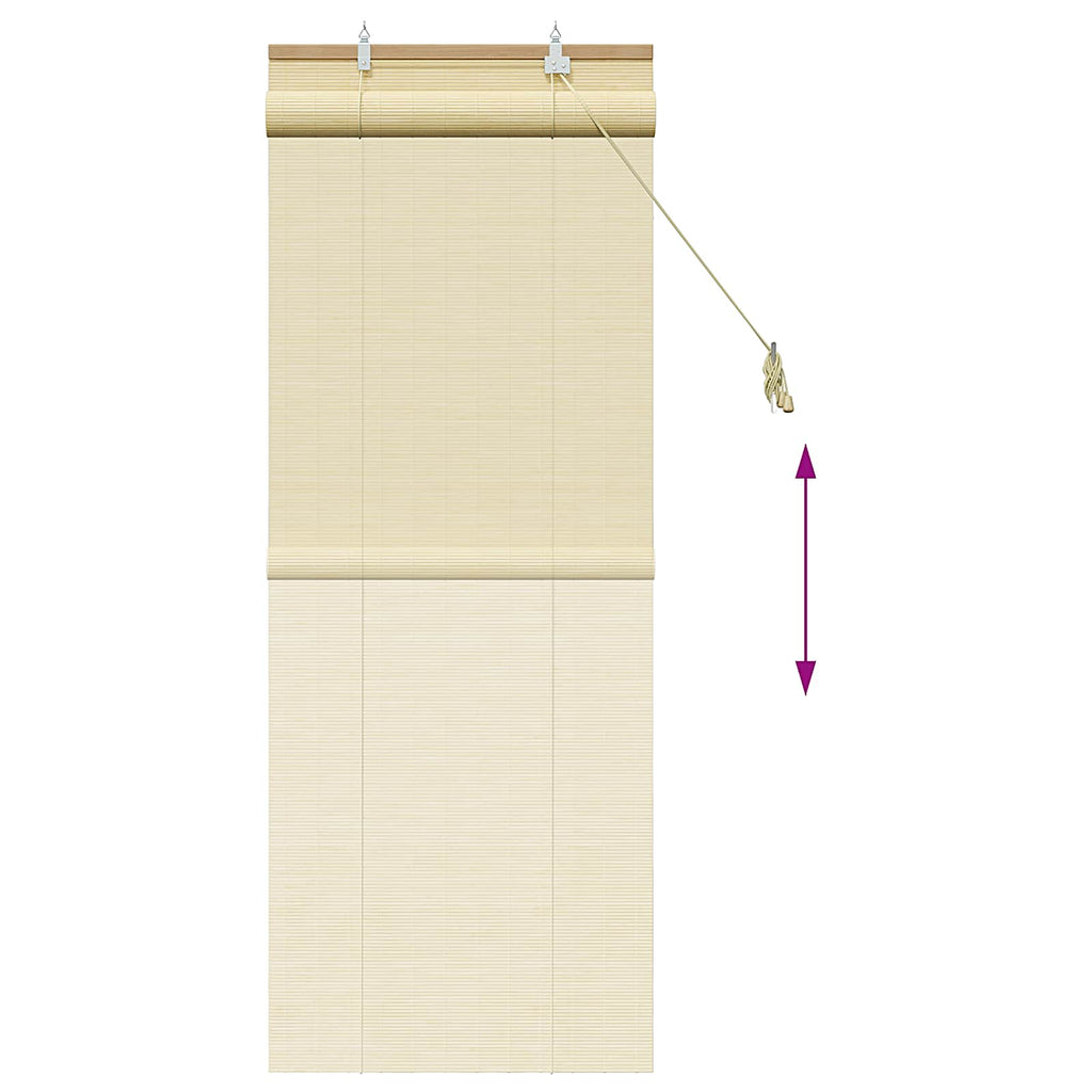 vidaXL Roleta naturalny 40 x 160 cm Bambus