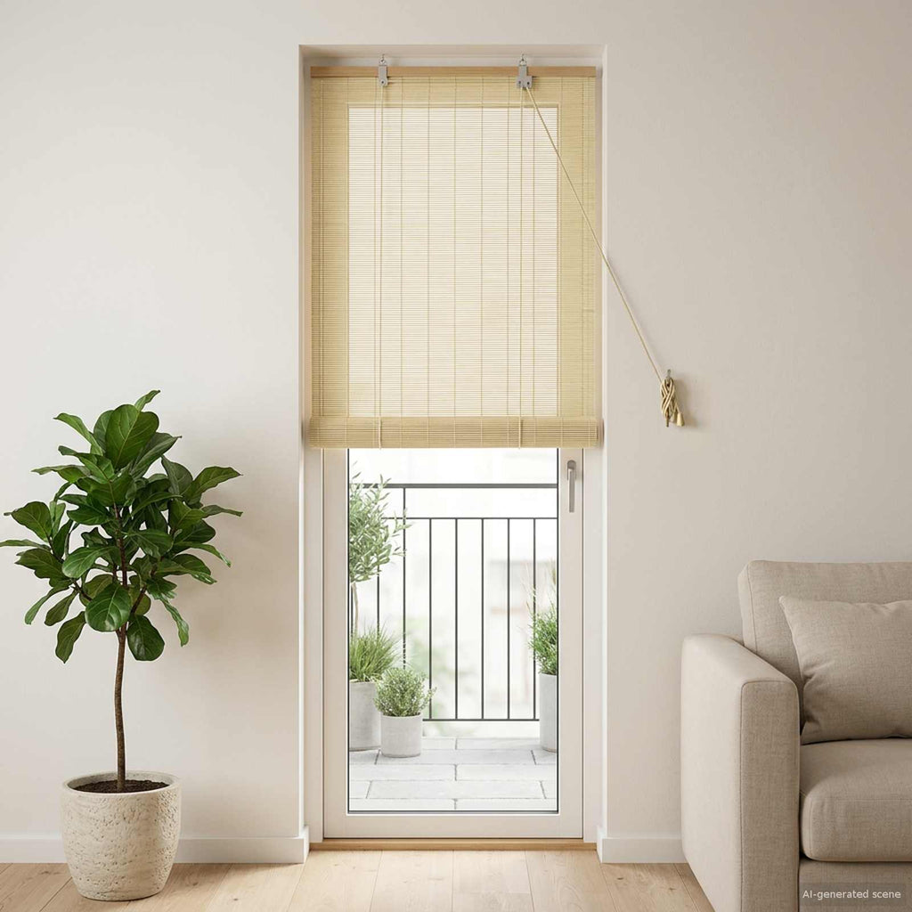 vidaXL Roleta naturalny 40 x 220 cm Bambus