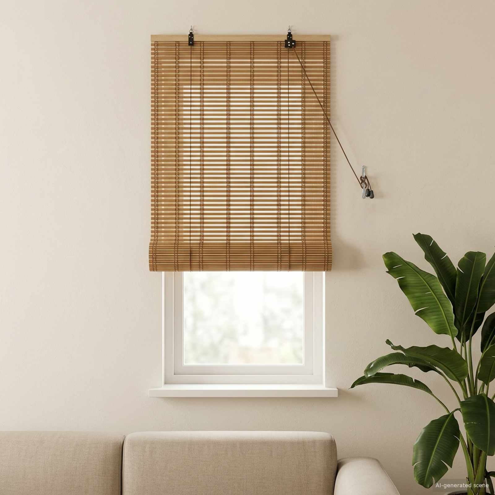 vidaXL Roleta natura 40 x 160 cm Bambus