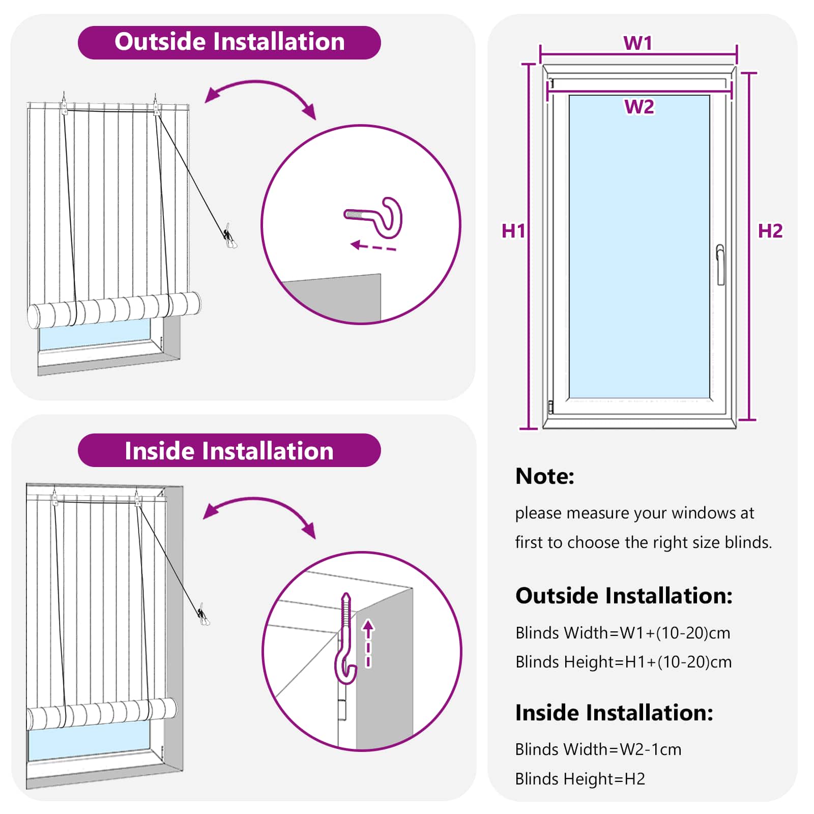 vidaXL Roleta natura 50 x 220 cm Bambus