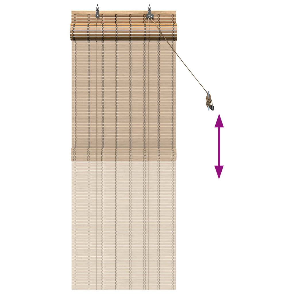 vidaXL Roleta natura 70 x 160 cm Bambus