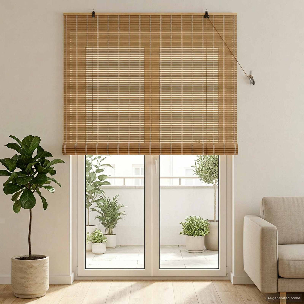 vidaXL Roleta natura 130 x 220 cm Bambus