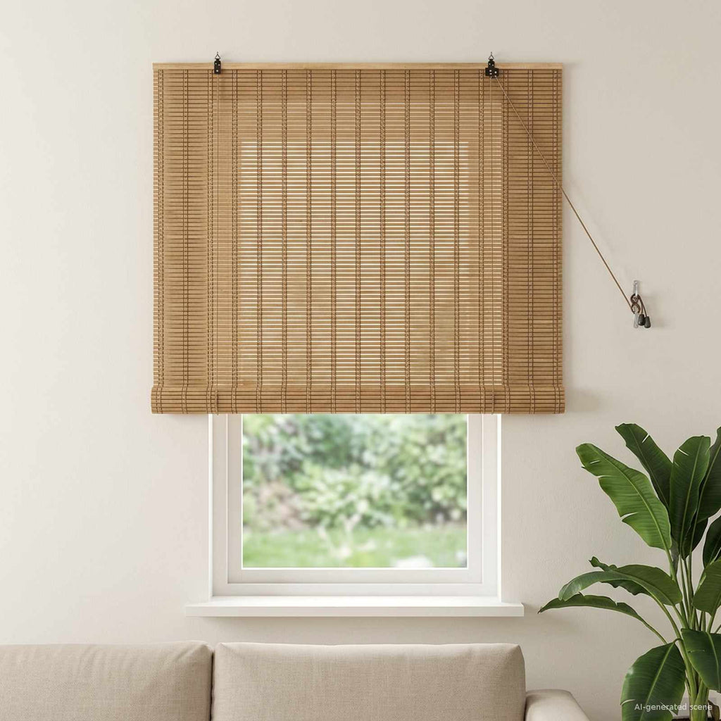 vidaXL Roleta natura 160 x 160 cm Bambus