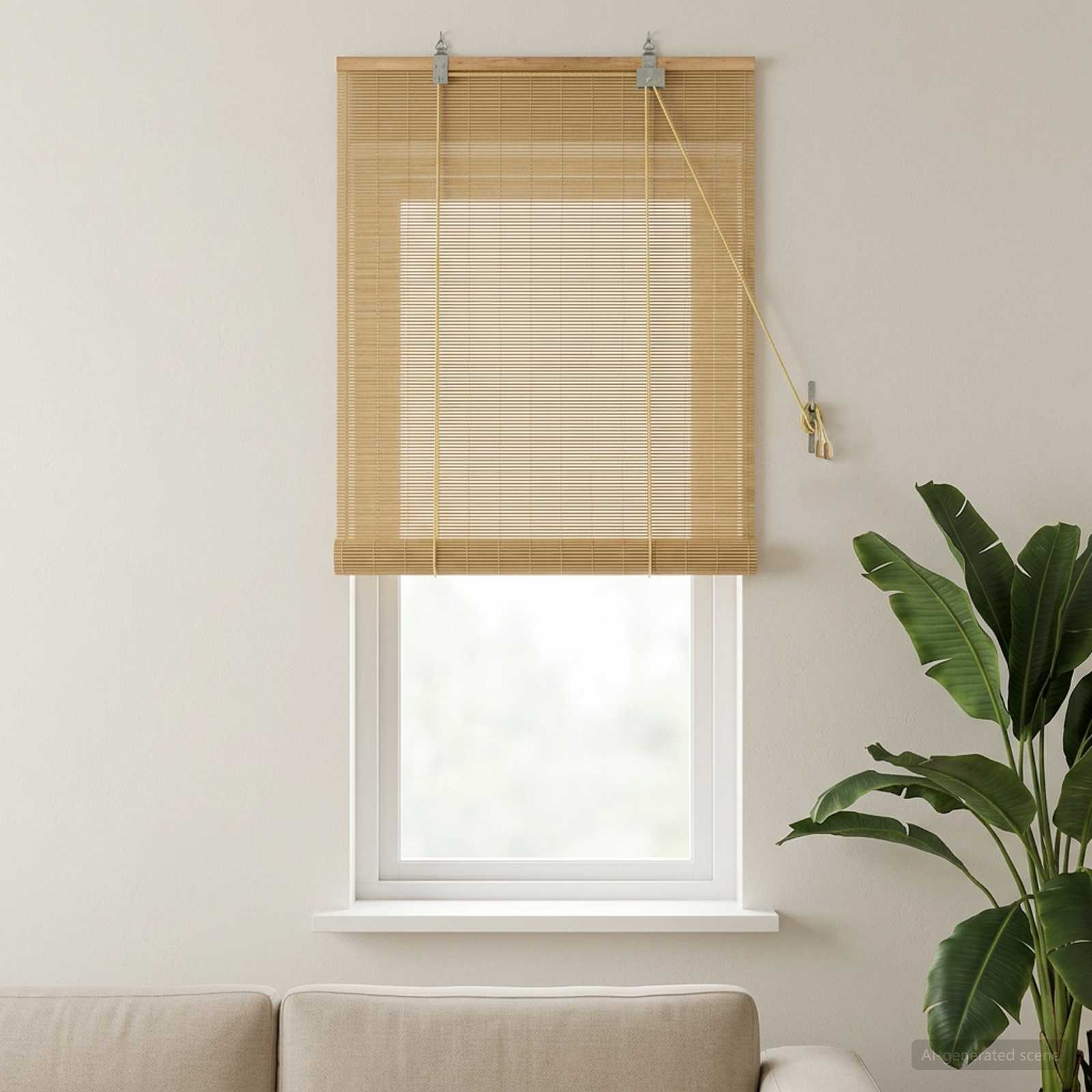 vidaXL Roleta naturalny 50 x 160 cm Bambus