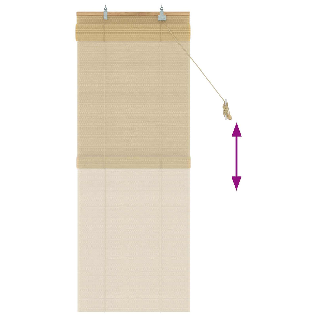 vidaXL Roleta naturalny 70 x 160 cm Bambus