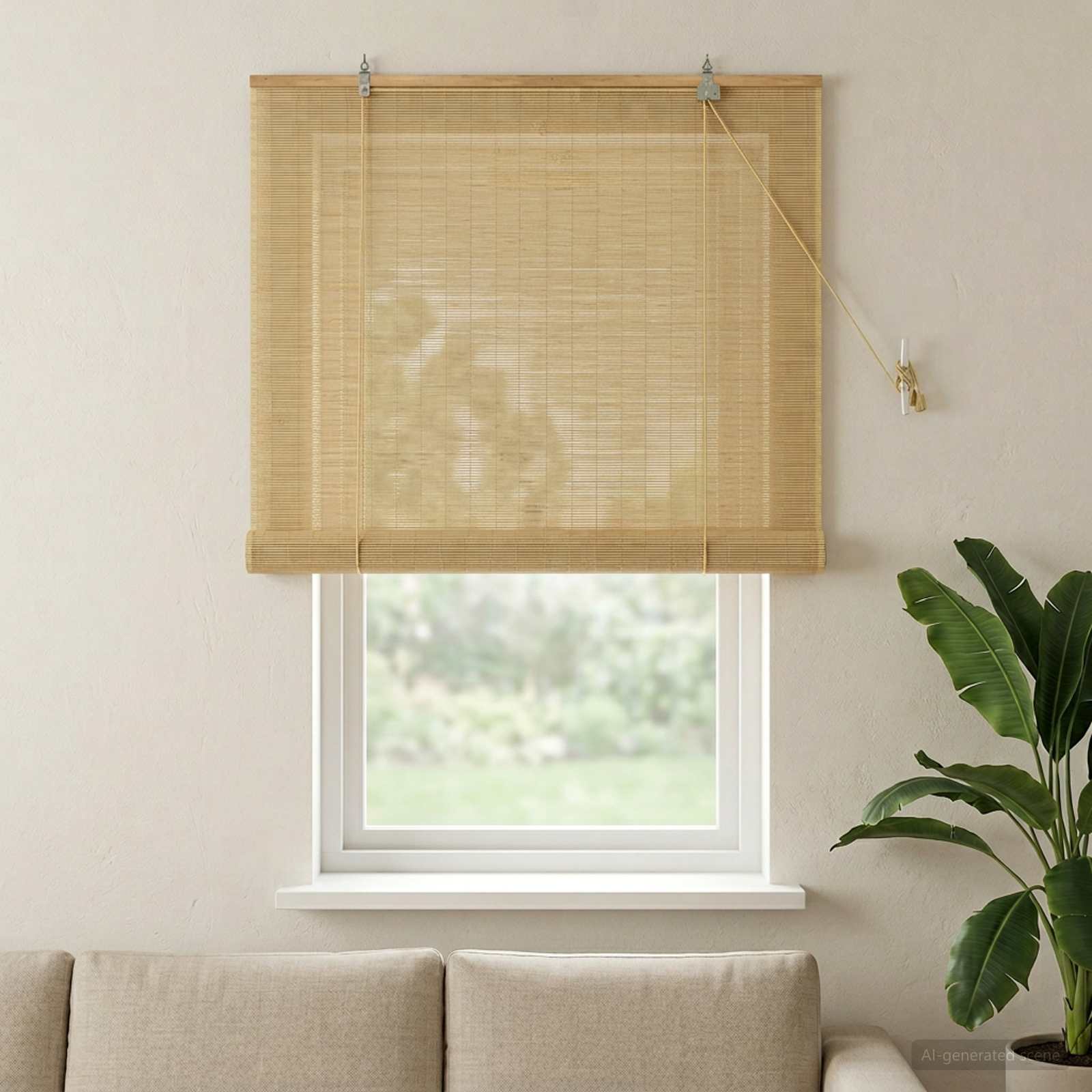 vidaXL Roleta naturalny 100 x 160 cm Bambus