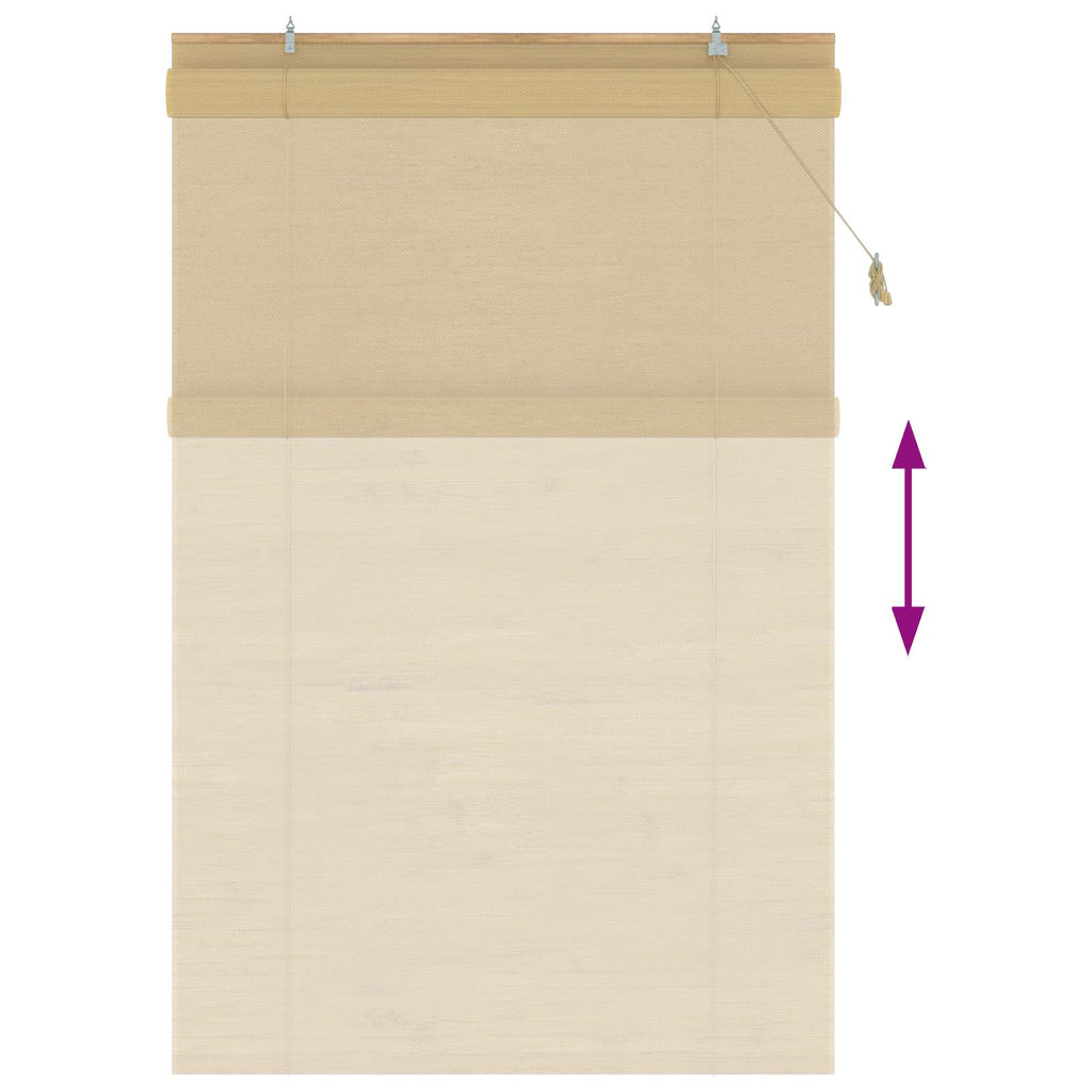 vidaXL Roleta naturalny 160 x 220 cm Bambus