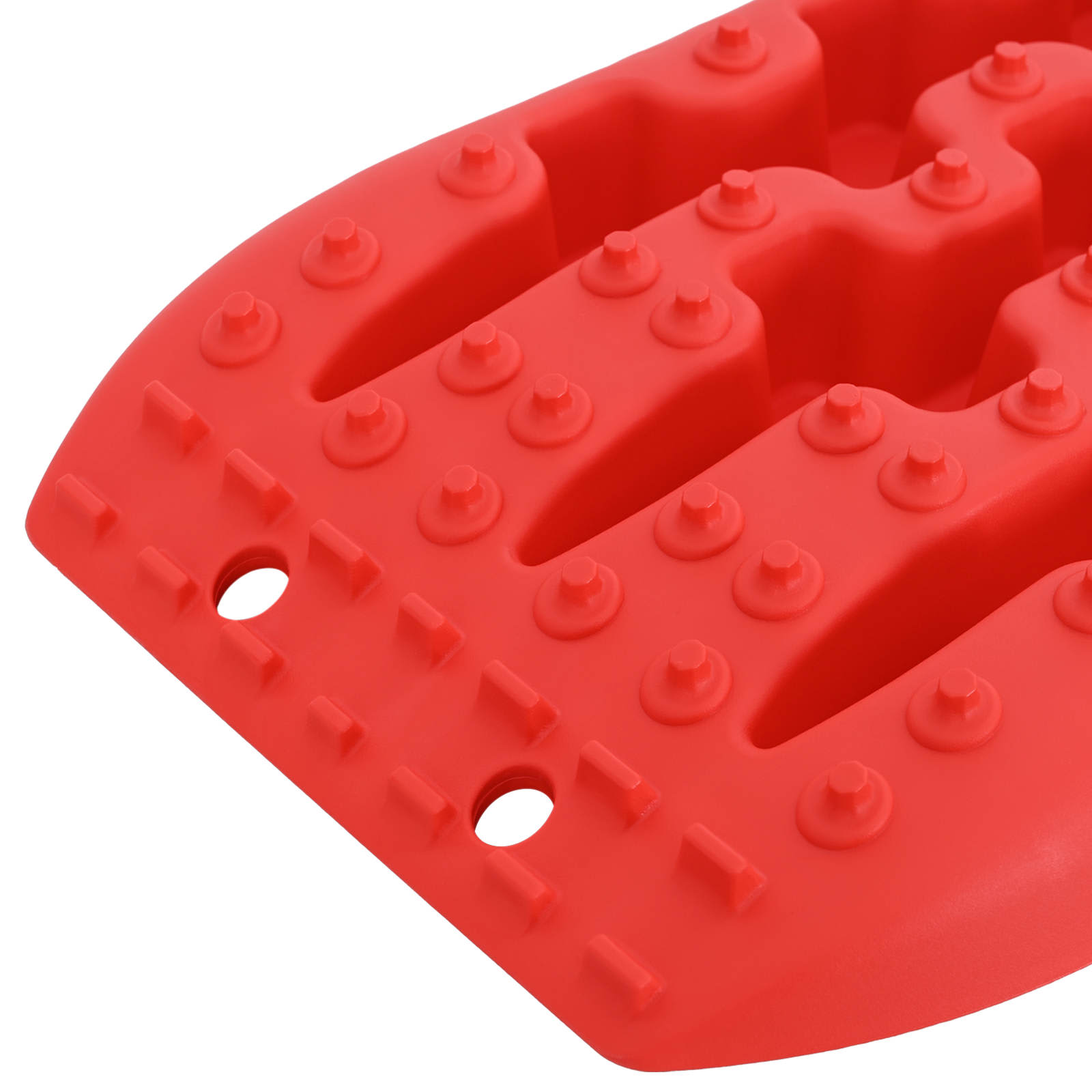 vidaXL Deska trakcyjna 2 pcs czerwony 106 x 30,5 x 7 cm