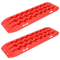 vidaXL Deska trakcyjna 2 pcs czerwony 106 x 30,5 x 7 cm