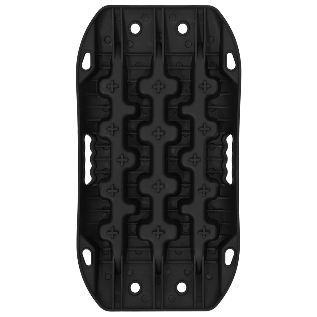 vidaXL Deska trakcyjna 2 pcs Czarny 57,5x30,5x5,5 cm Wzmocniony nylon