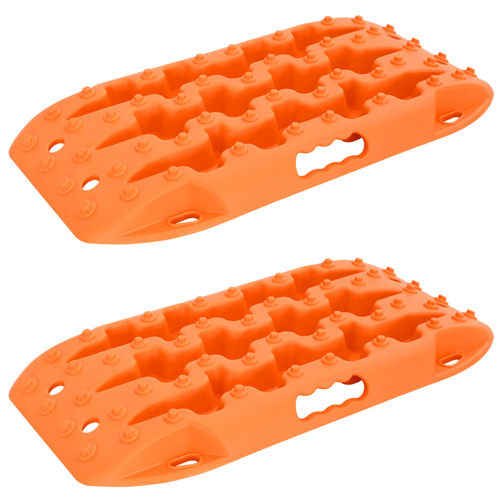 vidaXL Deska trakcyjna 2 pcs pomarańczowy 57,5x30,5x5,5 cm
