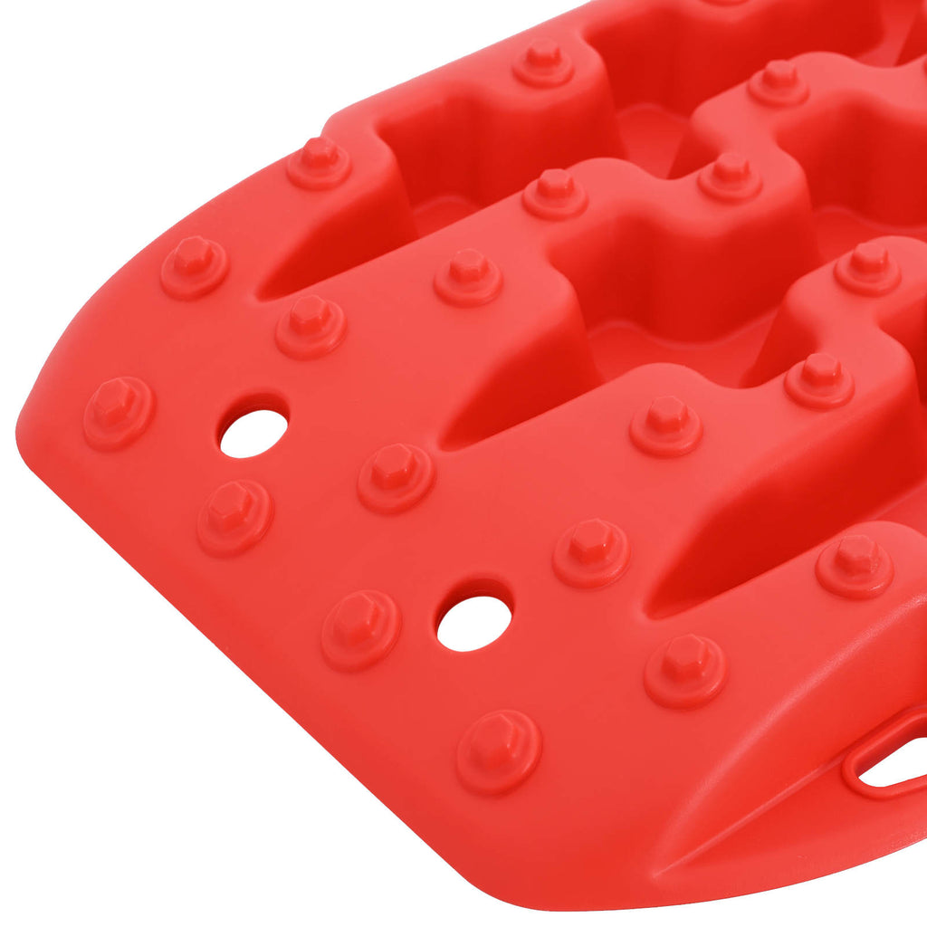 vidaXL Deska trakcyjna 2 pcs czerwony 57,5 x 30,5 x 5,5 cm