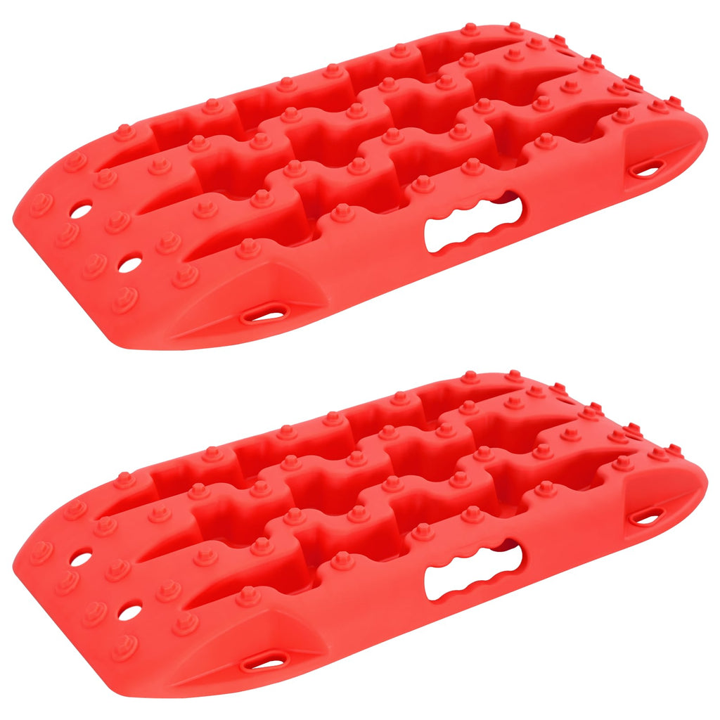 vidaXL Deska trakcyjna 2 pcs czerwony 57,5 x 30,5 x 5,5 cm