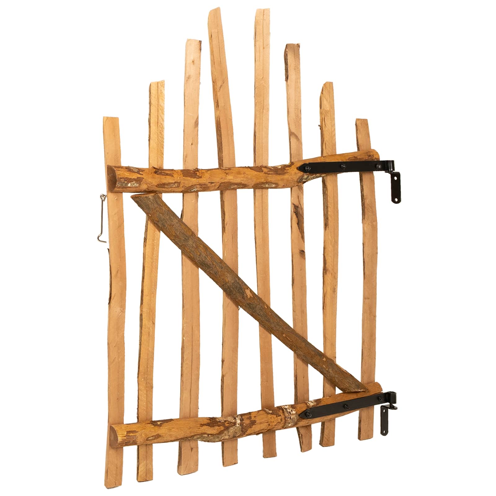 vidaXL Brama ogrodzeniowa z łukiem 100 x 120 cm