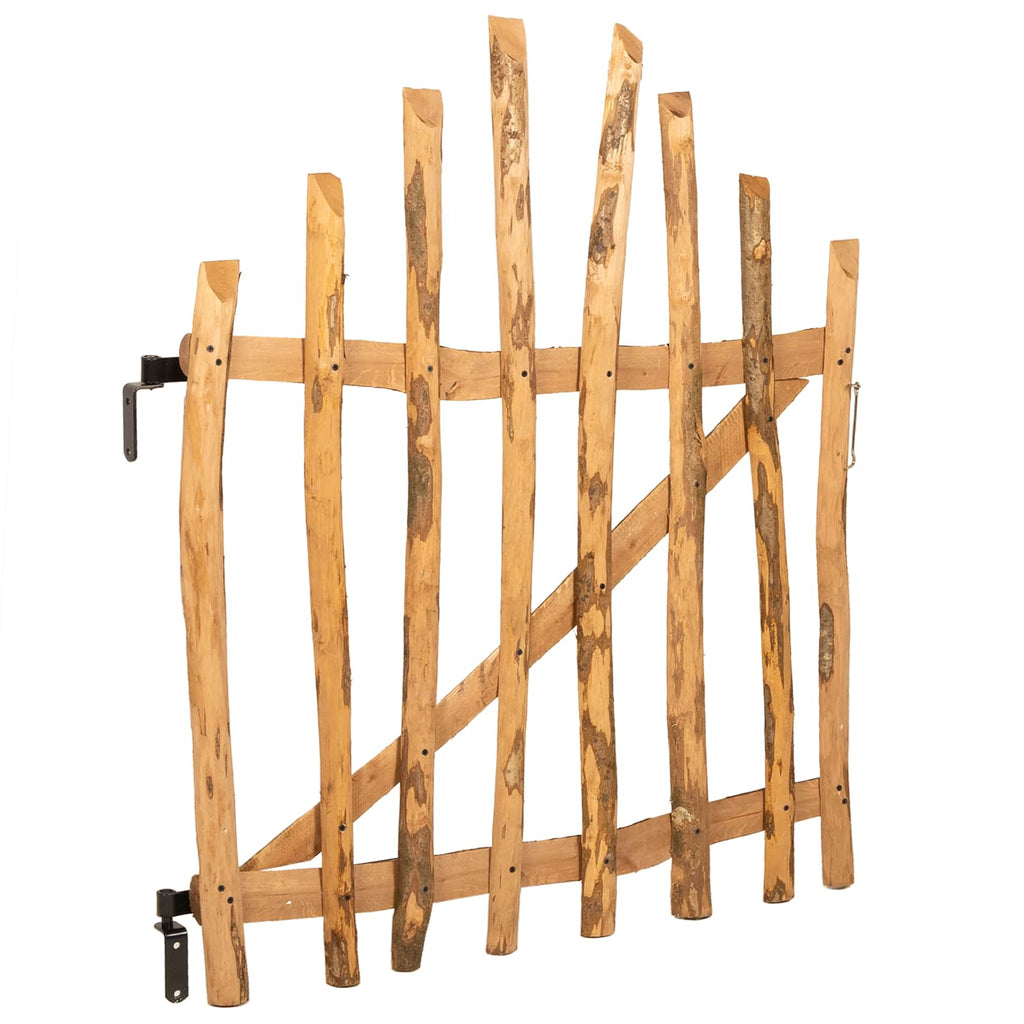 vidaXL Brama ogrodzeniowa z łukiem 100 x 120 cm