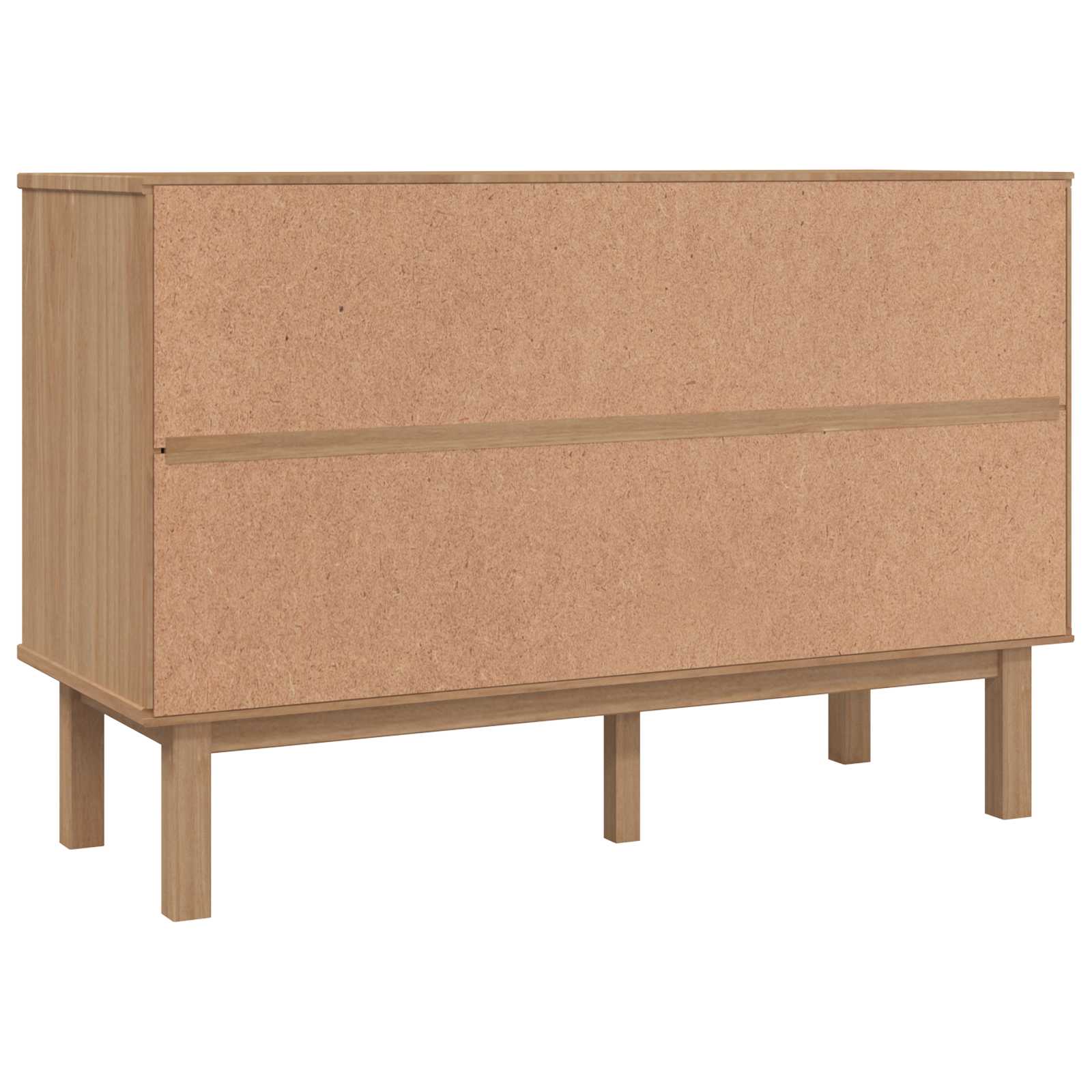 vidaXL Szafka z Szufladami z szufladą OTTA Czarny 111 x 43 x 73,5 cm