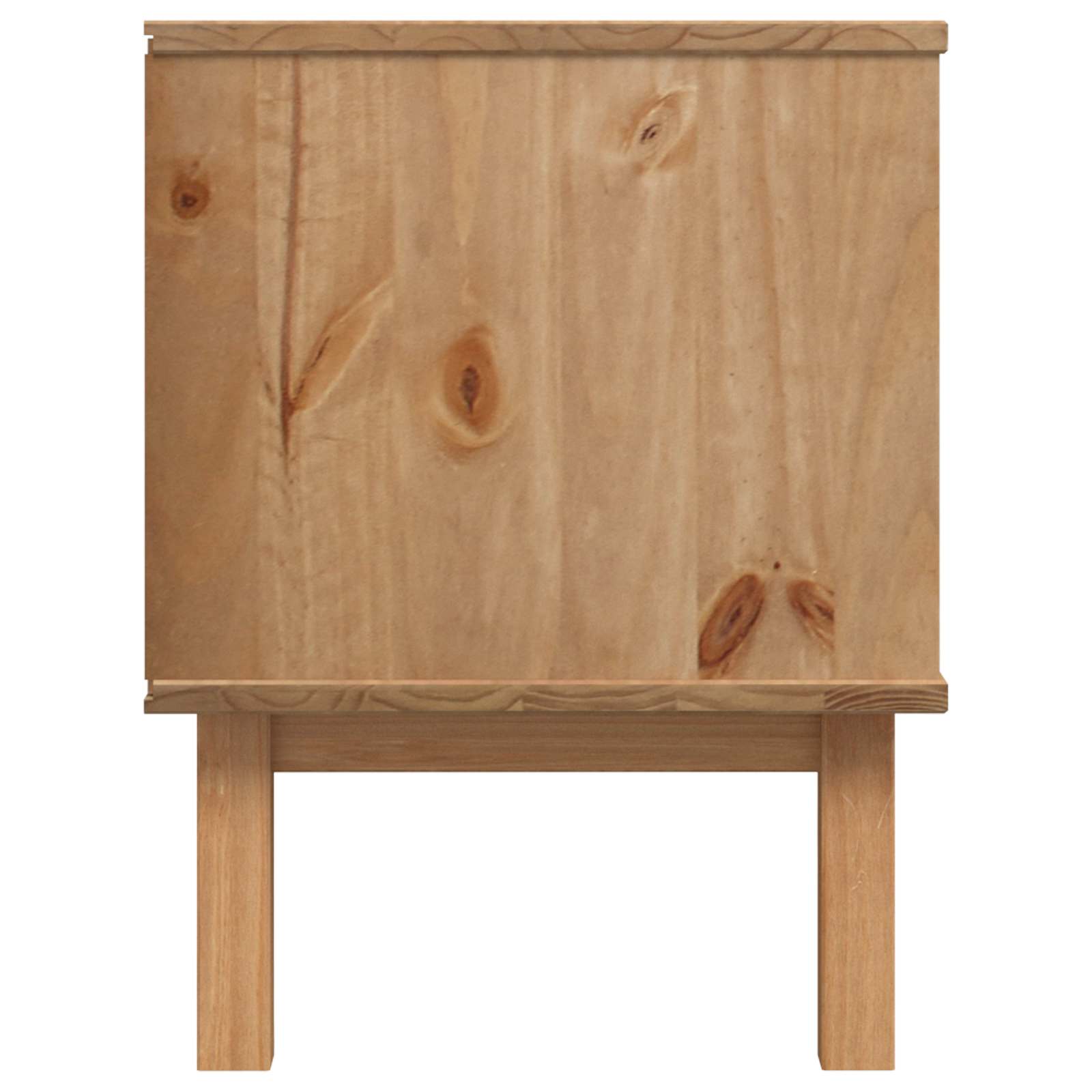 vidaXL Stół pod telewizor OTTA 113,5 x 43 x 57 cm Czarny