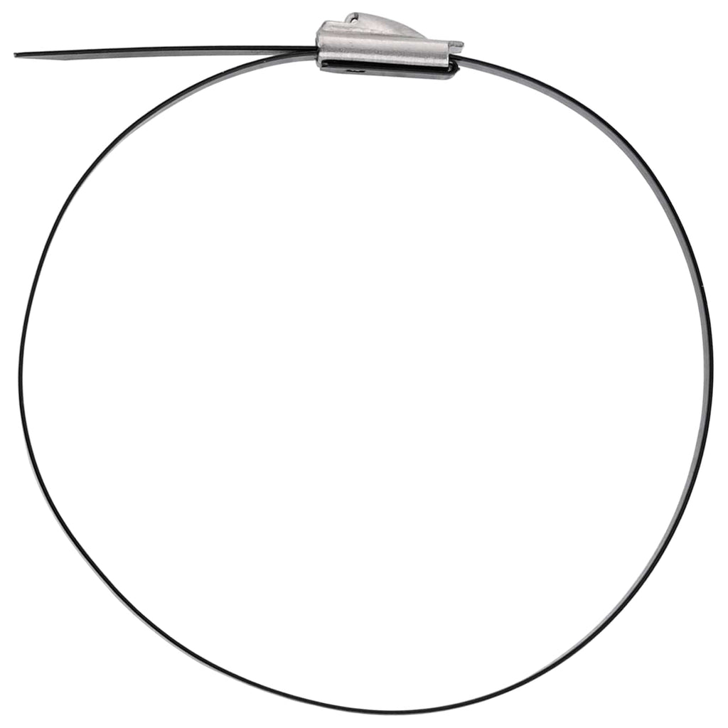 vidaXL Związywacz kablowy 50 szt. 4,6 x 150 mm Czarny