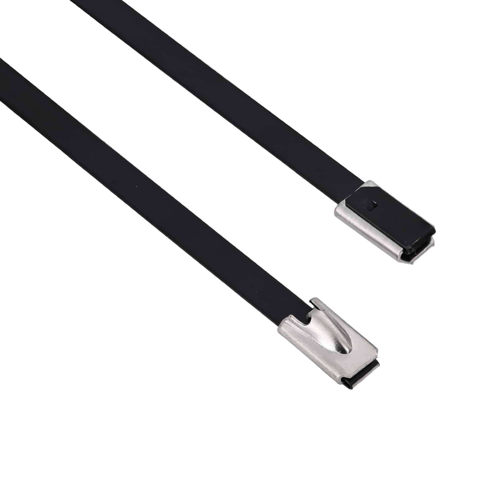 vidaXL Związywacz kablowy 50 szt. 4,6 x 300 mm Czarny
