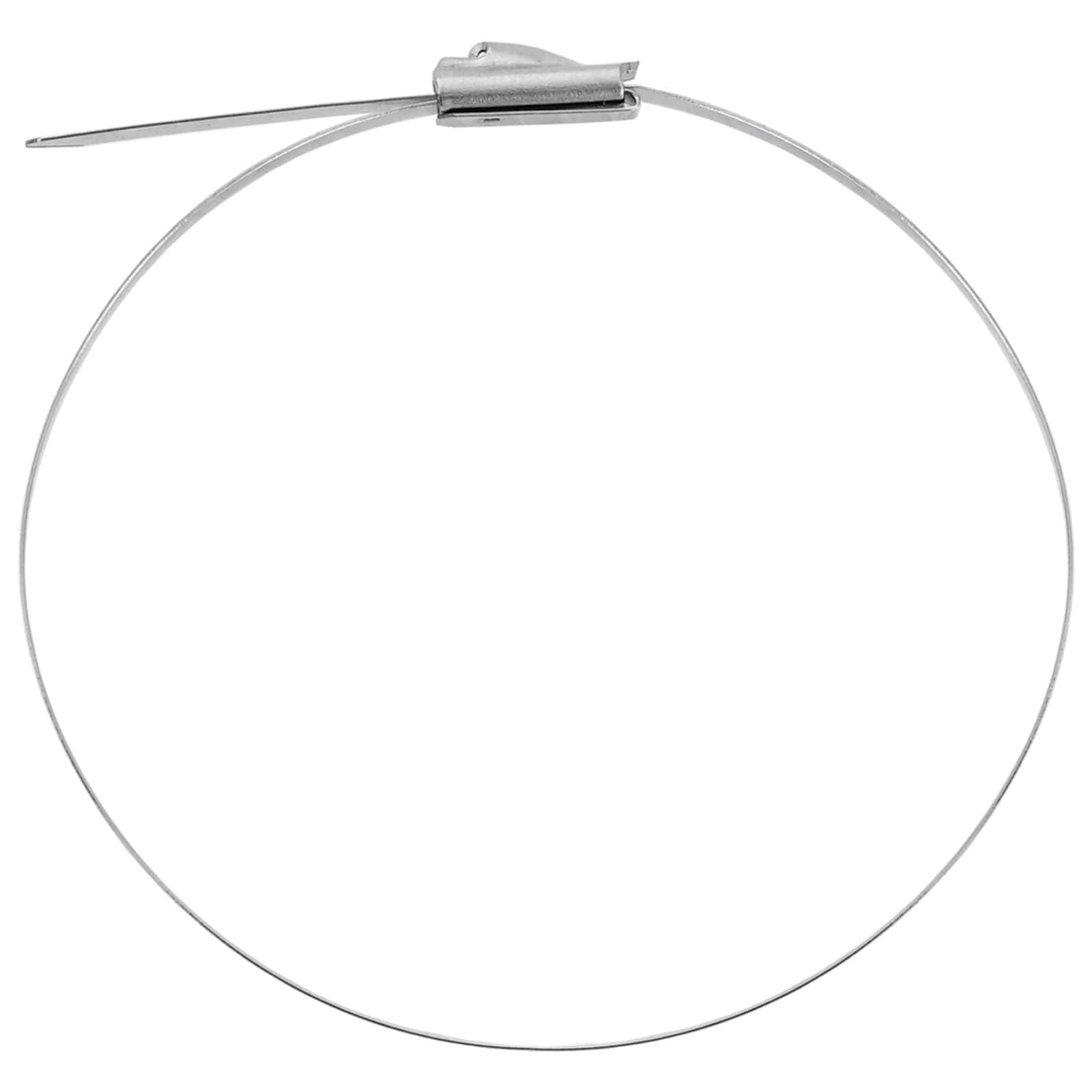 vidaXL Związywacz kablowy 12 szt. 4,6 x 350 mm srebrny