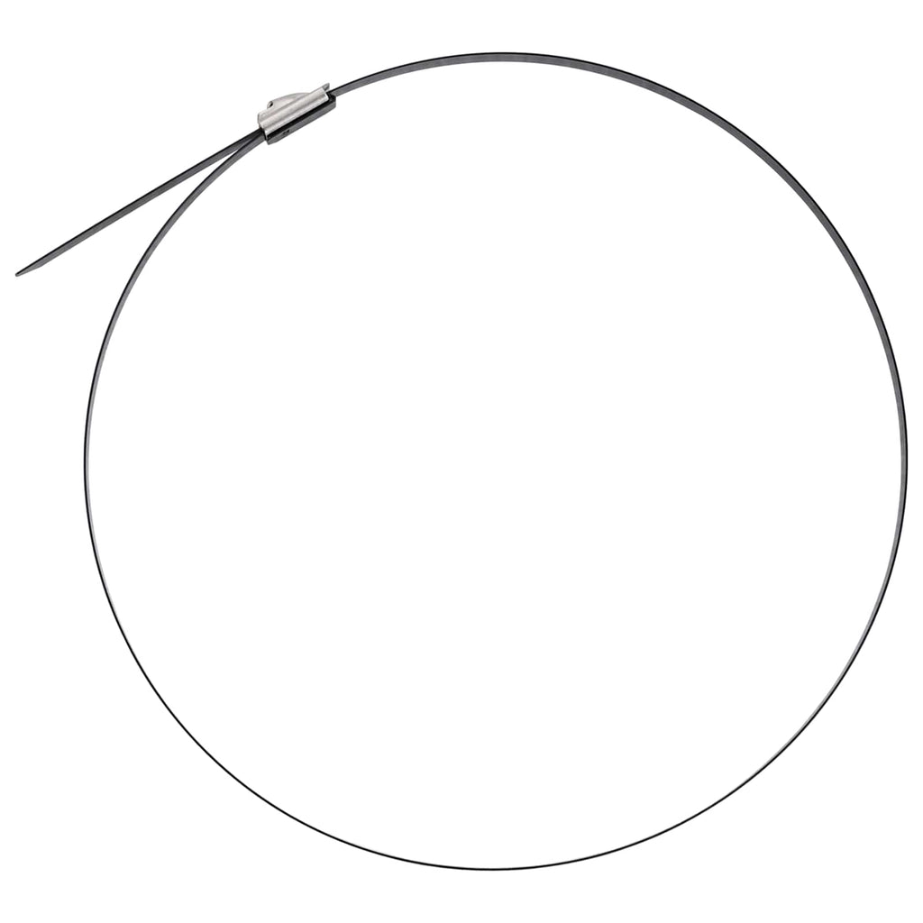 vidaXL Związywacz kablowy 12 szt. 4,6 x 450 mm Czarny