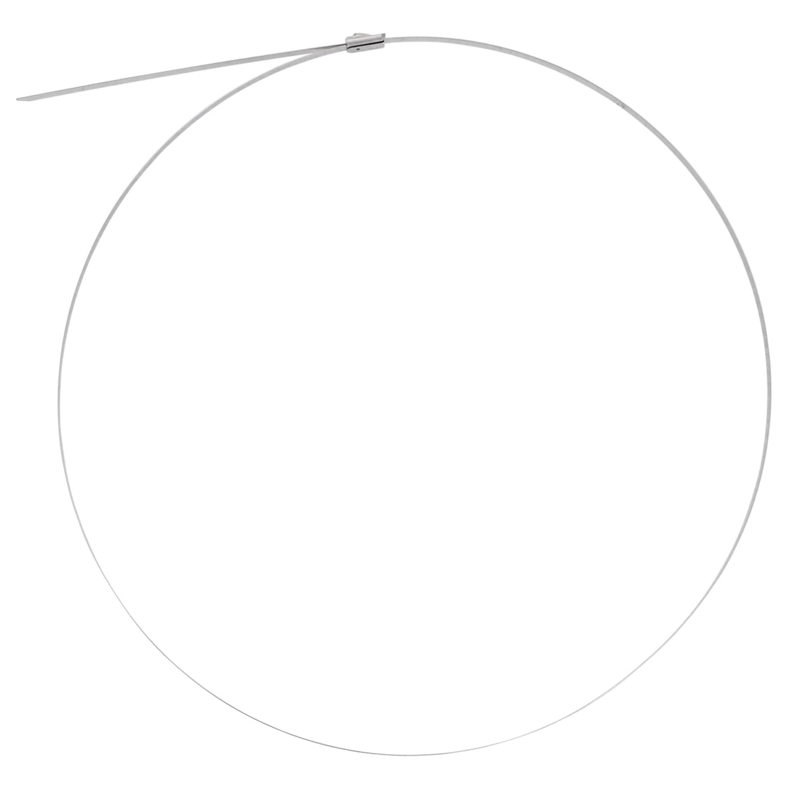 vidaXL Związywacz kablowy 250 szt. 4,6 x 800 mm srebrny