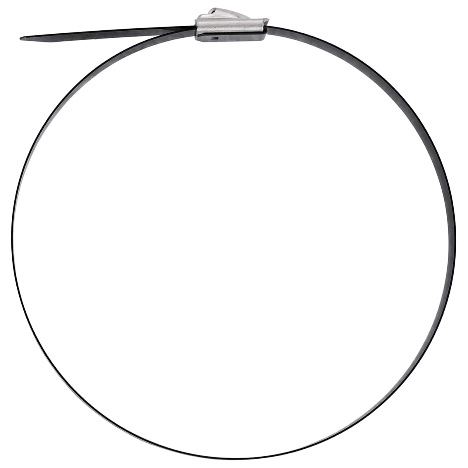 vidaXL Związywacz kablowy 25 szt. 7,9 x 350 mm Czarny
